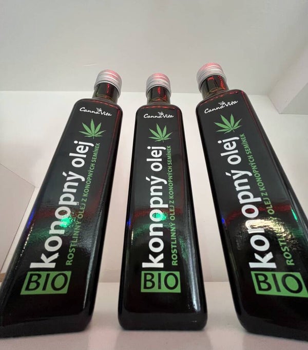 Cannavita BIO Konopny olej - Kaltgepresstes Hanfsamenöl