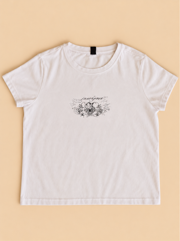 T-shirt blanc imprimé DAZY