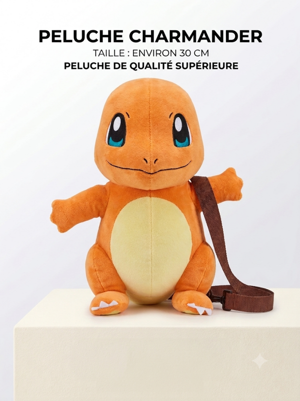 Sac a dos peluche Salamèche