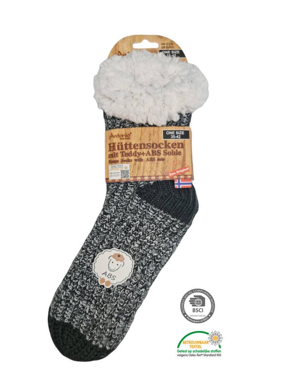 Huissokken gebreid - One size (35-42)