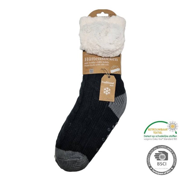 Huissokken gebreid - One size (35-42)