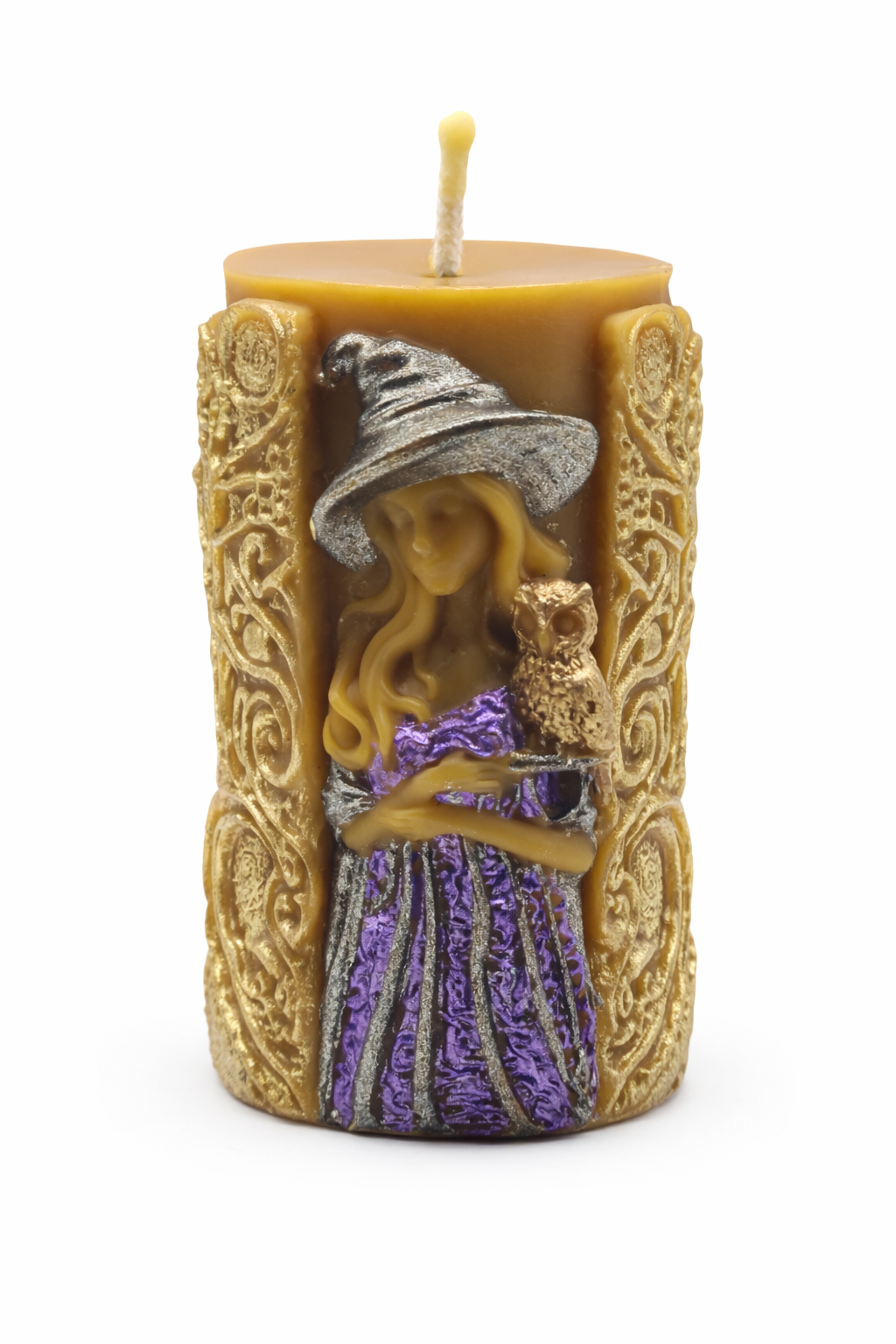 Bougie Sorcière violette