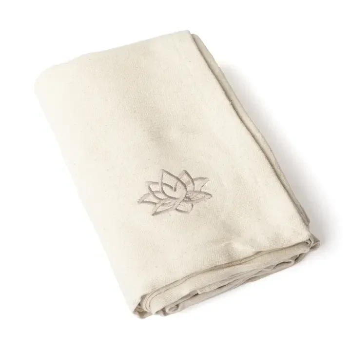 SHAVASANA, couverture de yoga en coton naturel