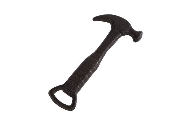 Flessenopener Hamer gietijzer 18,5 x 5 x 1,2 cm