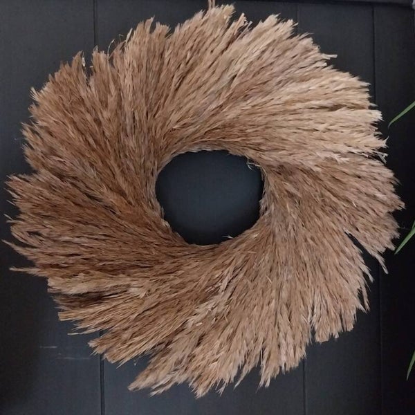 Krans gedroogd gras PTMD 30 cm