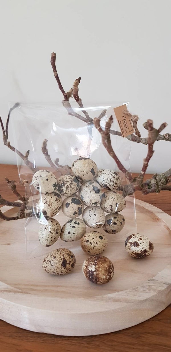 Kwarteleitjes bruin 12 stuks