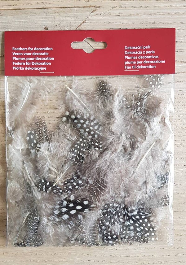 Veren in zak voor decoratie assorti 1