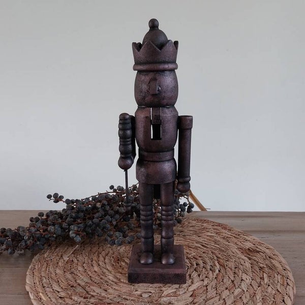 Notenkraker hout koperkleur 6 x 6 x 25 cm ass. 2