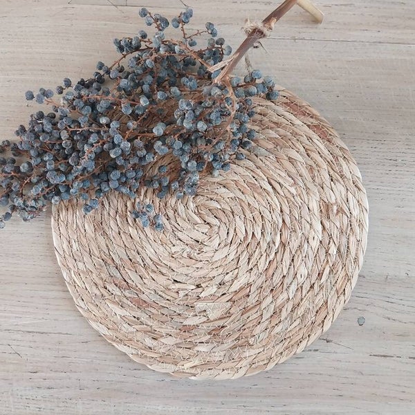 Placemat maisblad dia 29 cm ass. 1