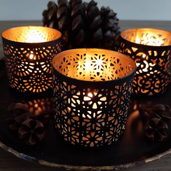 Kandelaar Tolgoi 6 x 4 x 6 cm 3 assoti