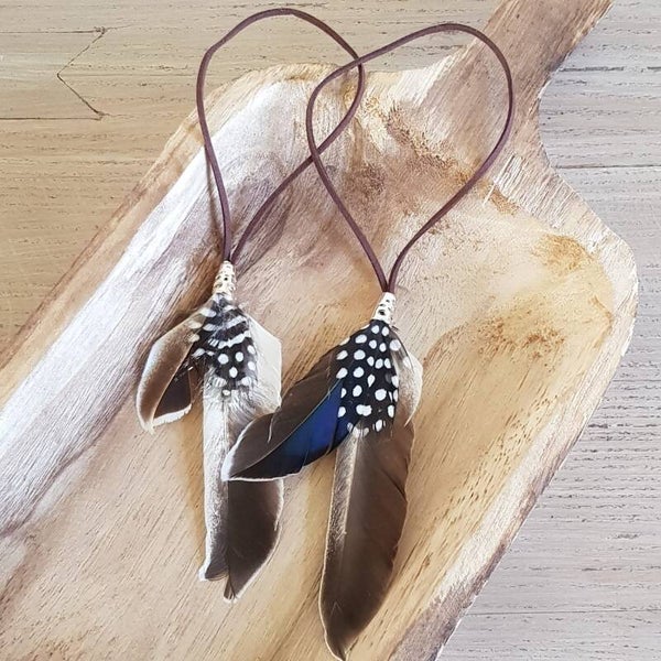 Hanger veertjes 15-20 cm ass. 1