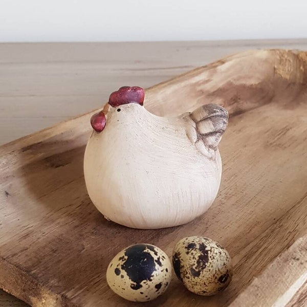 Kip magnum keramiek 'S' 7,5 cm 2 ASSORTIE