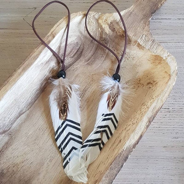 Hanger veertjes 15-20 cm ass. 3