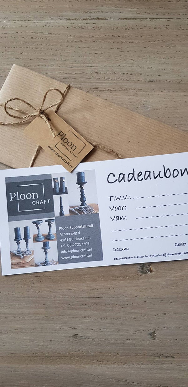 Cadeaubon t.w.v. € 10,00