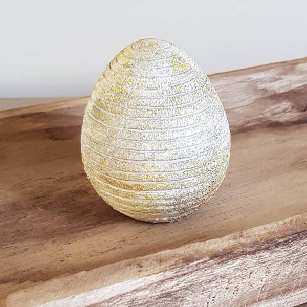 Ei Keramiek ribbel 9,5 cm