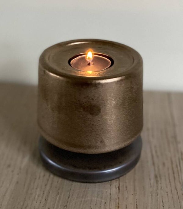 Kandelaar Tatum koperkleurig 11,5 cm