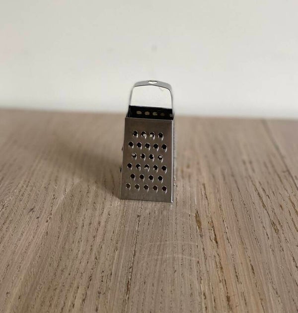 Raspje voor amberblokje zilver