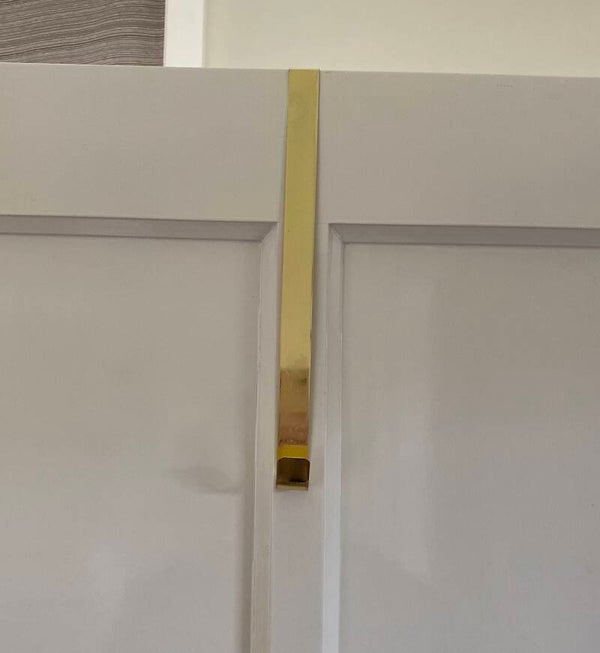 Krans hanger metaal donker bruin