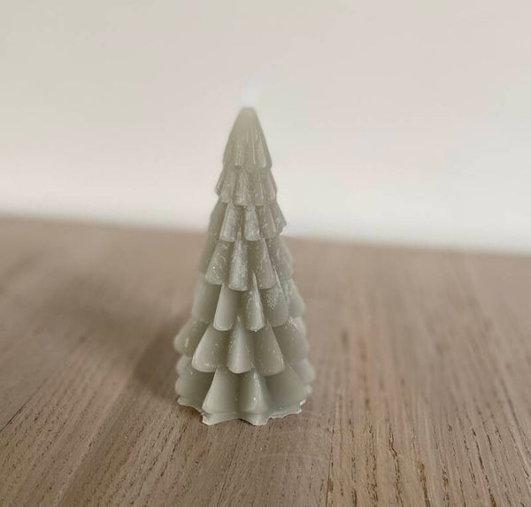 Kerstboom kaars XS Eucalyptus 6,3 x 12 cm