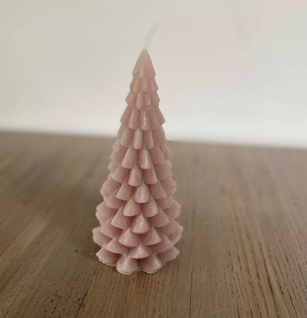 Kerstboom kaars XS Cognac 6,3 x 12 cm