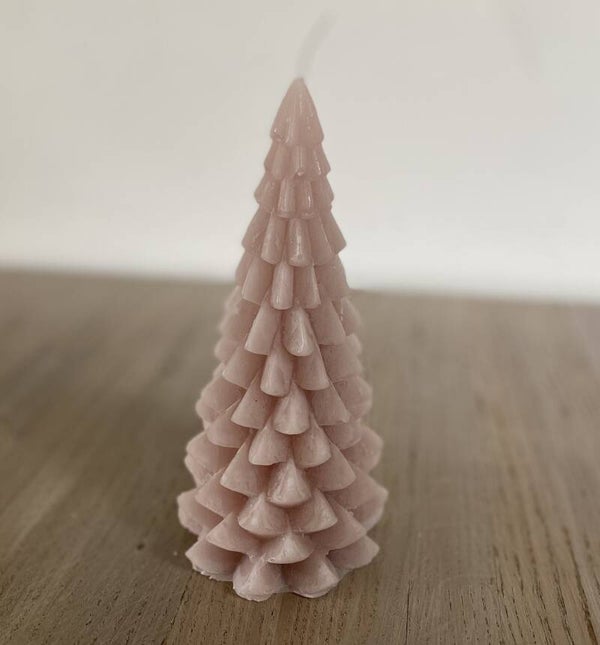 Kerstboom kaars Skin 10 x 20 cm