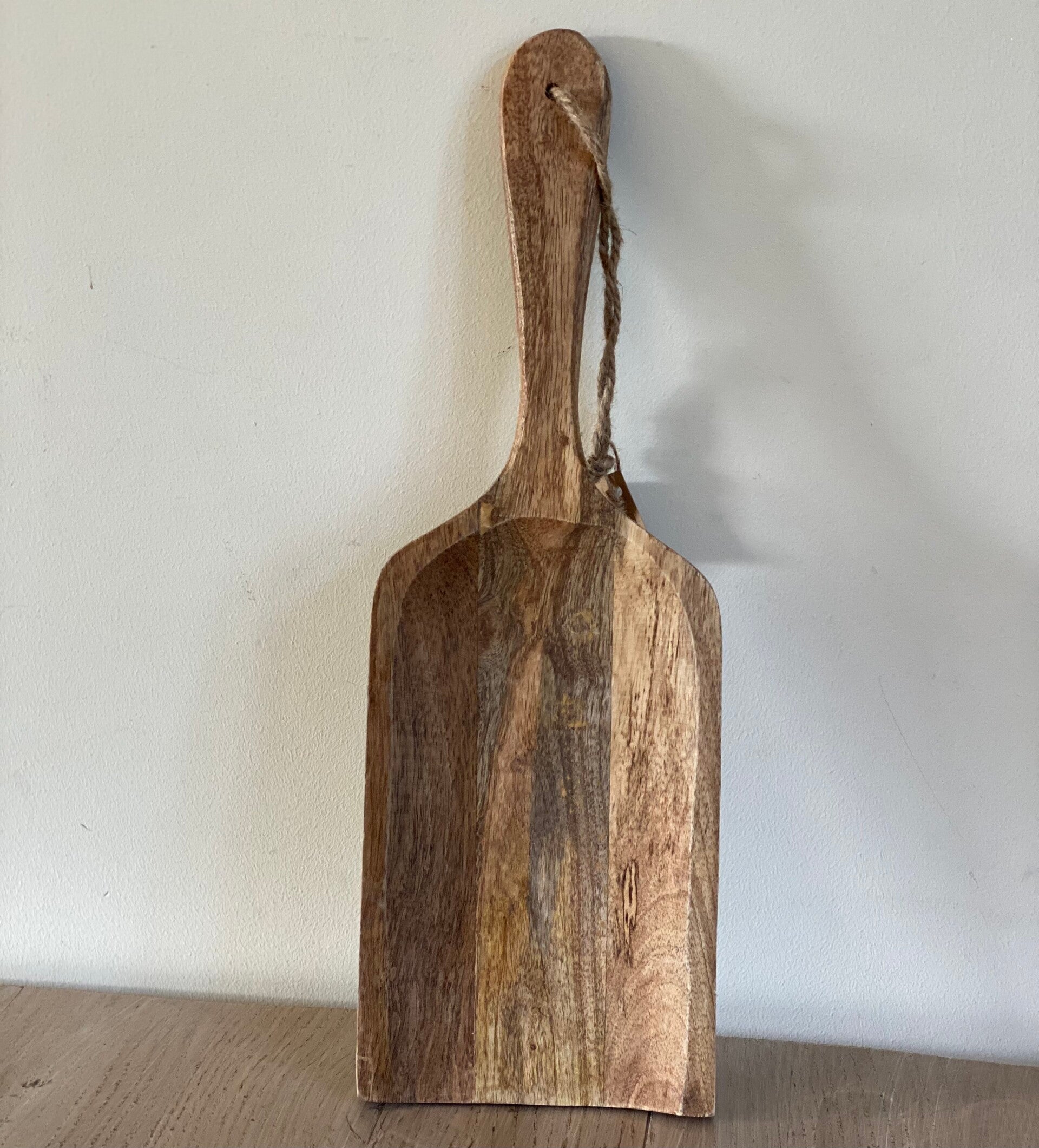 Plateau lepel mangohout naturel middel