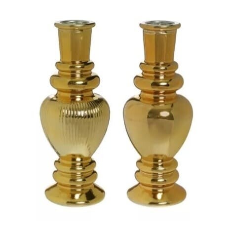 Kandelaar Venice L goud dia 5,7 x 15,5 cm