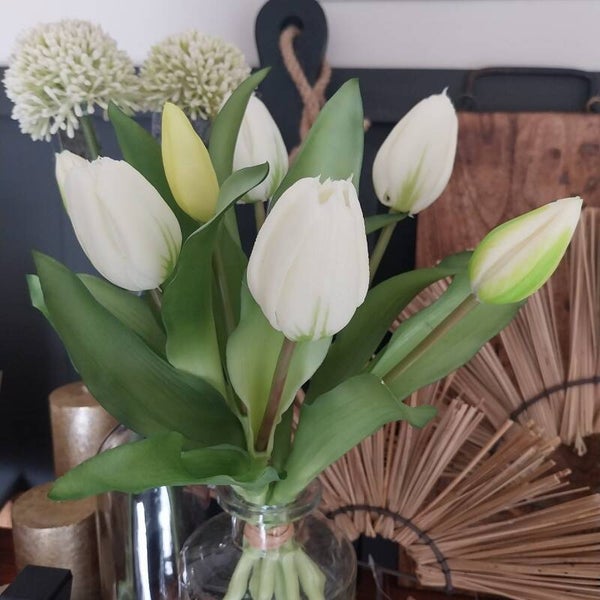 Real touch tulip Sally 7 st cream 30 cm
