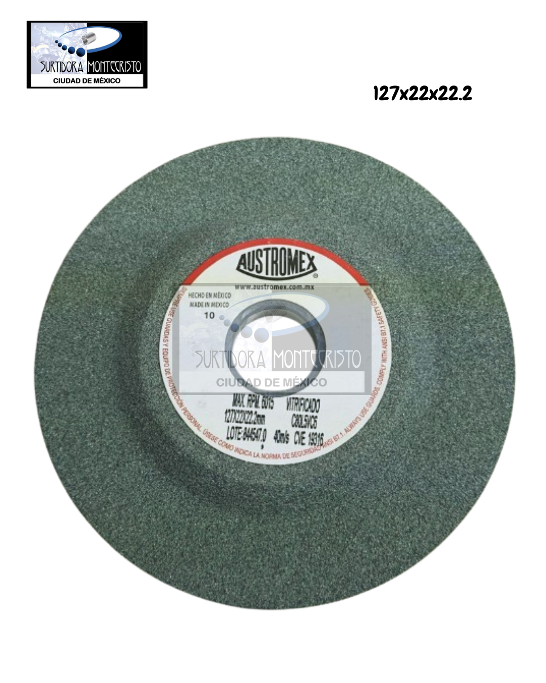 Piedra para Rectificar Válvulas Kwik-Way 5" Austromex