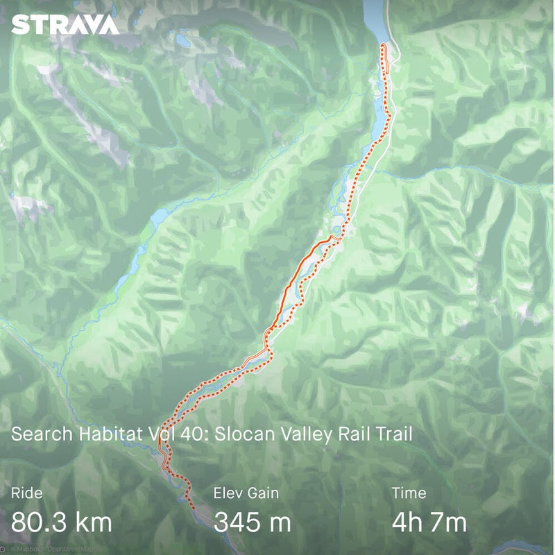 Slocan Valley Rail Trail
