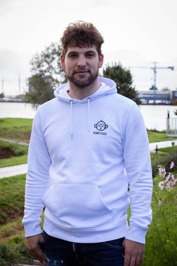 Komt Goed Basic Hoodie Wit
