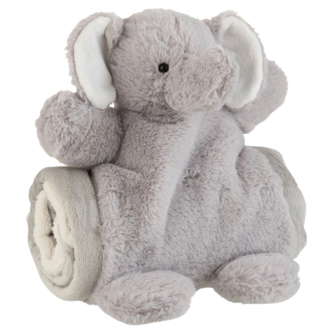 Knuffel Olifant met Zachte Fleece Deken