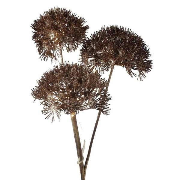 Heracleum led kunsttak ,Brons 3 schermen.