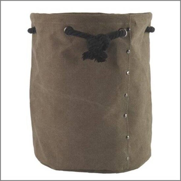 Canvas Opbergmand / Wasmand Khaki