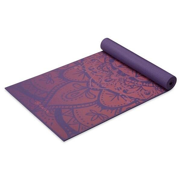 Gaiam Premium Metallic Yogamat – Athenian Rose – 6 mm