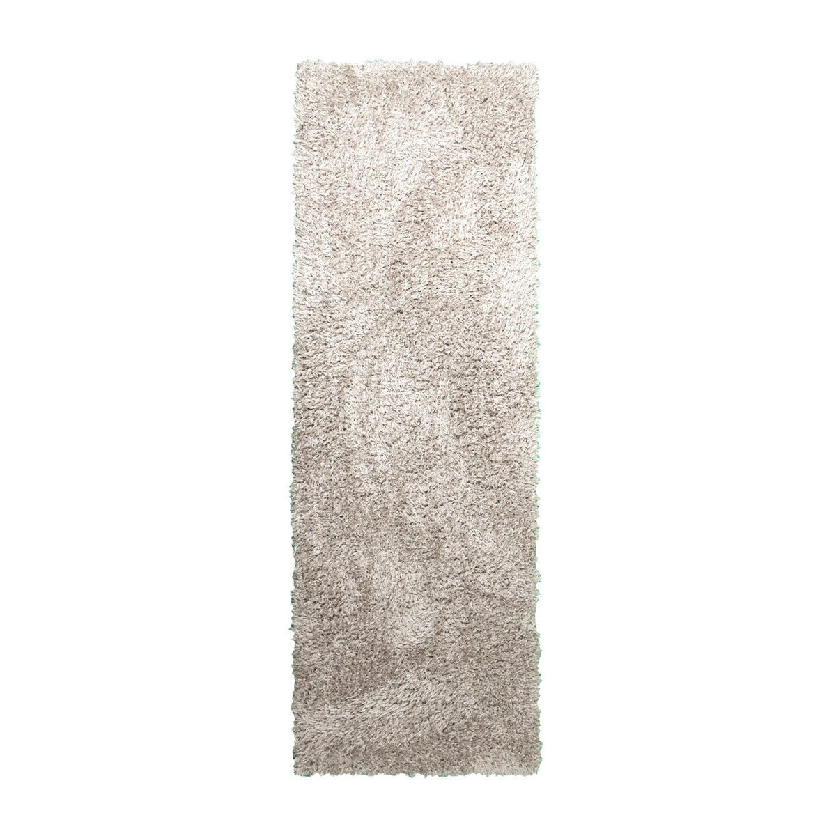 Vloerkleed Shaggy Blaze Beige/Grijs – 80 × 300 cm
