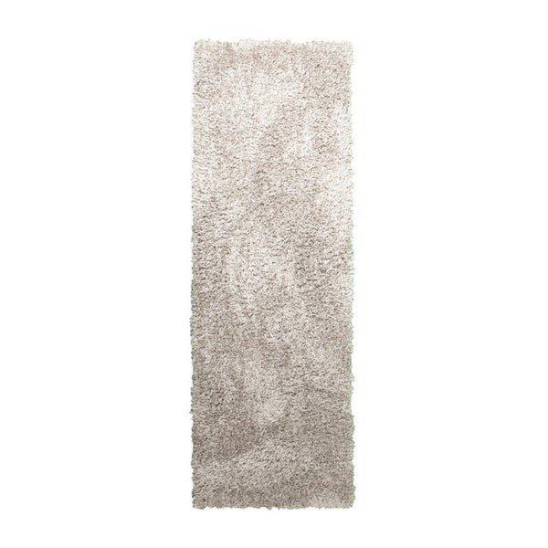 Vloerkleed Shaggy Blaze Beige/Grijs – 80 × 300 cm