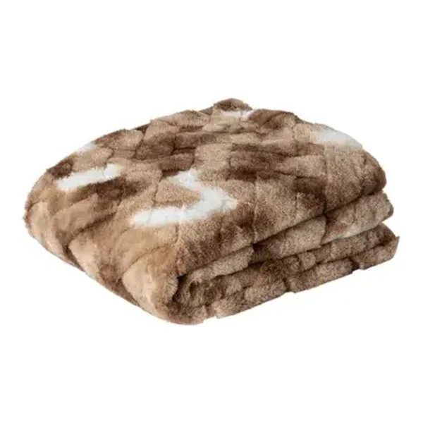 PTMD Geraldine Plaid Bruin – 140 x 170 cm