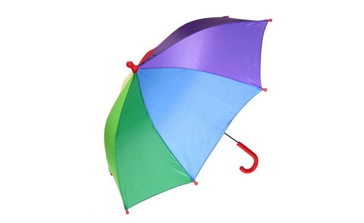 Regenboog kinderparaplu Rood handvat