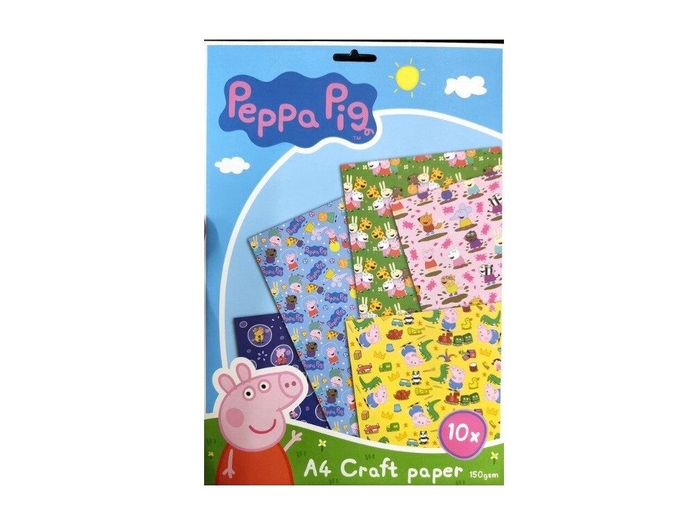 Knutselpapier Peppa Pig