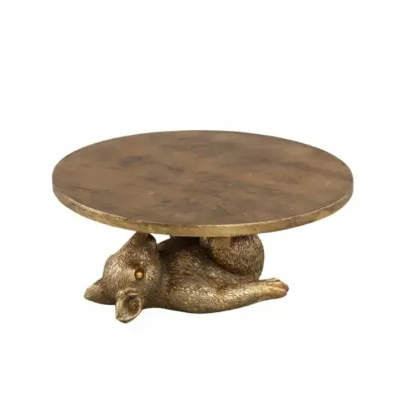 PTMD Kaarsen Plateau Miro Muis Goudkleurig