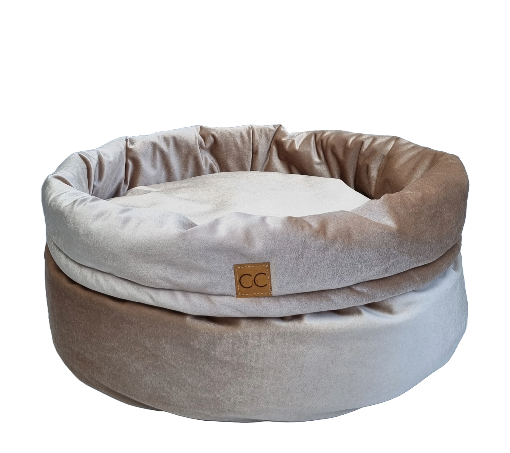Hondenbed – champagne - L