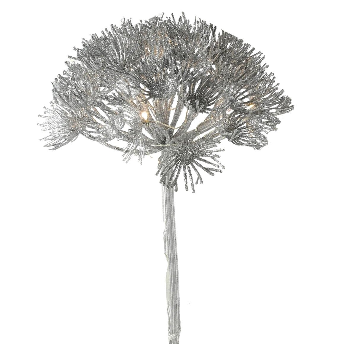 Heracleum led kunsttak,Zilver 1 scherm.