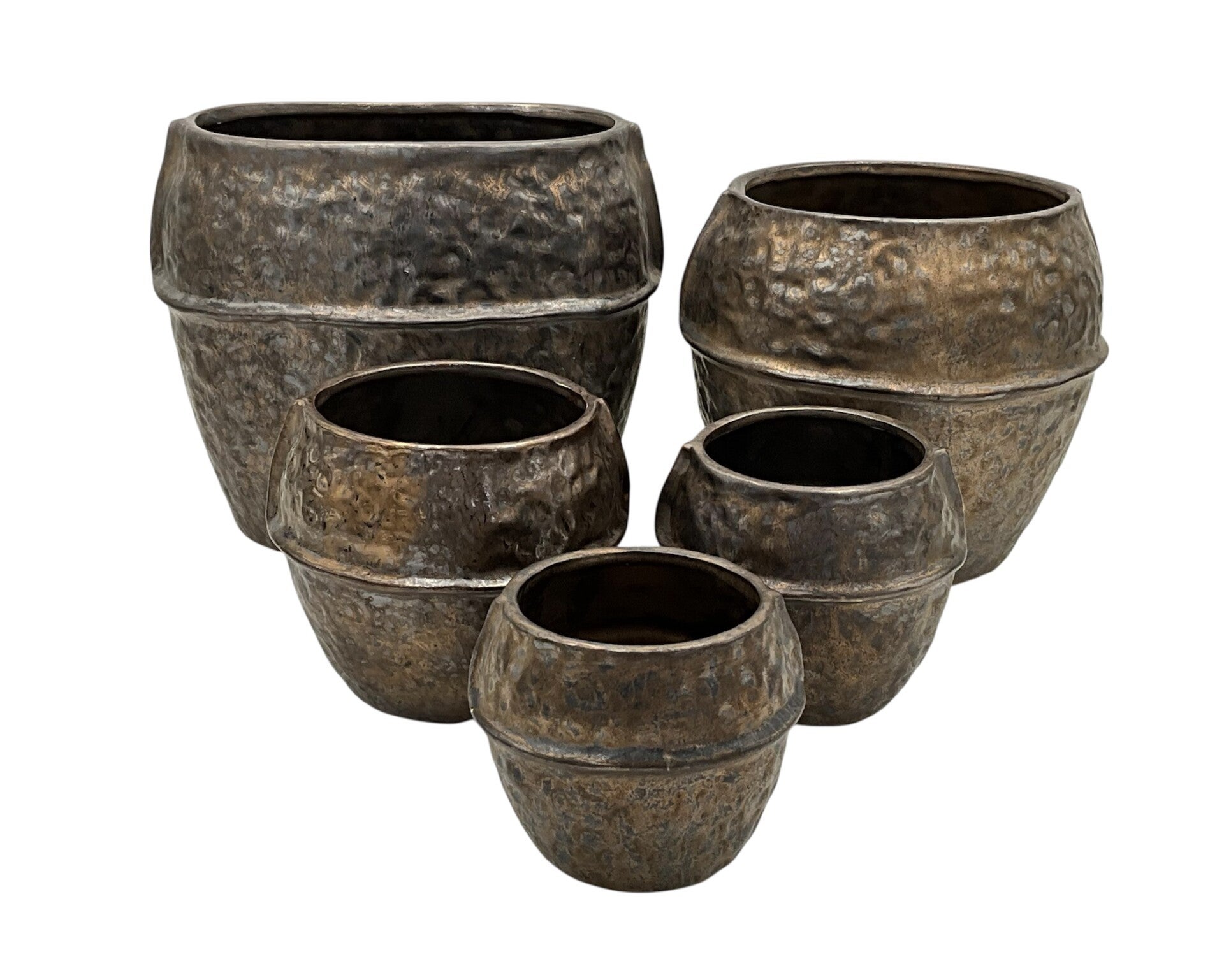 Aardewerk Potten set van 5