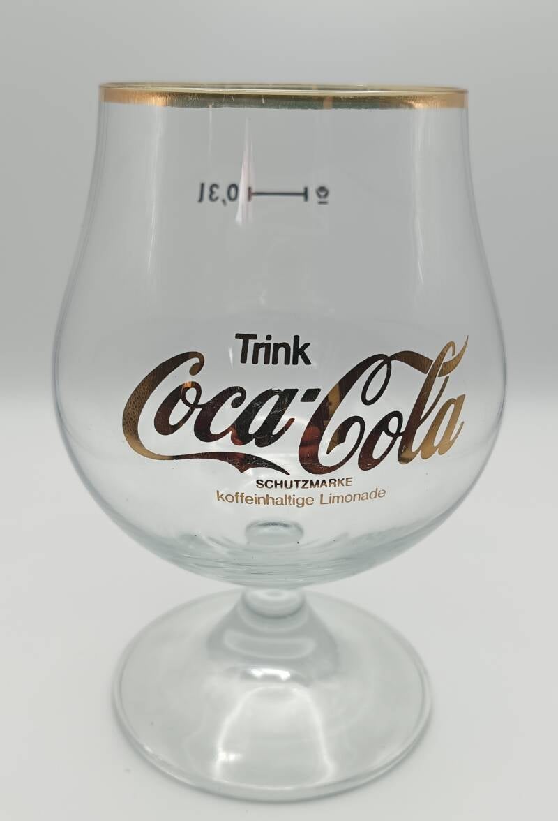 Ancien et rare verre Coca-Cola