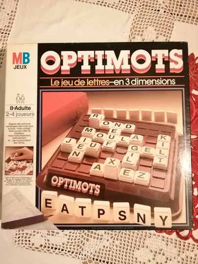 Ancien jeux de société Optimots