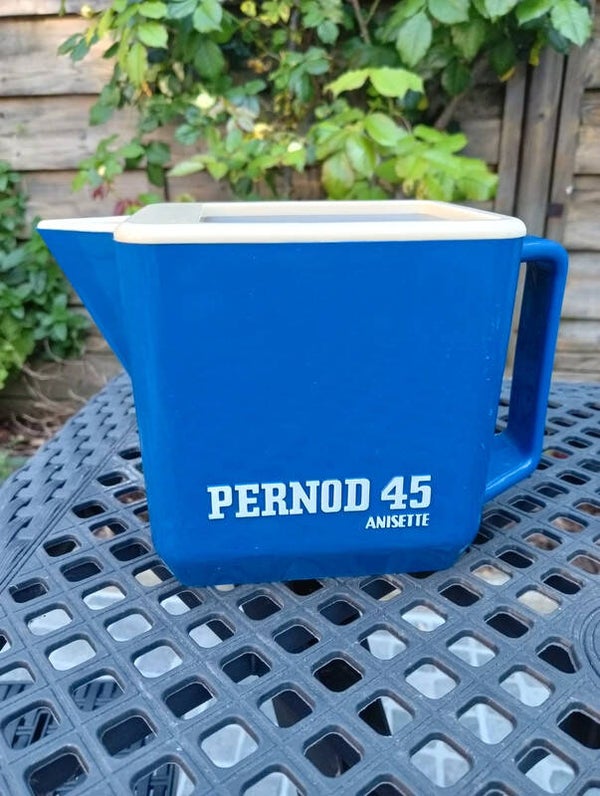 Très jolie ancienne carafe publicitaire