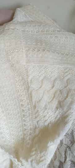 Très jolie ancienne couverture bébé