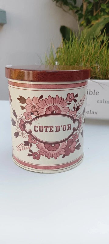 Très jolie ancienne boîte métallique lithographiée