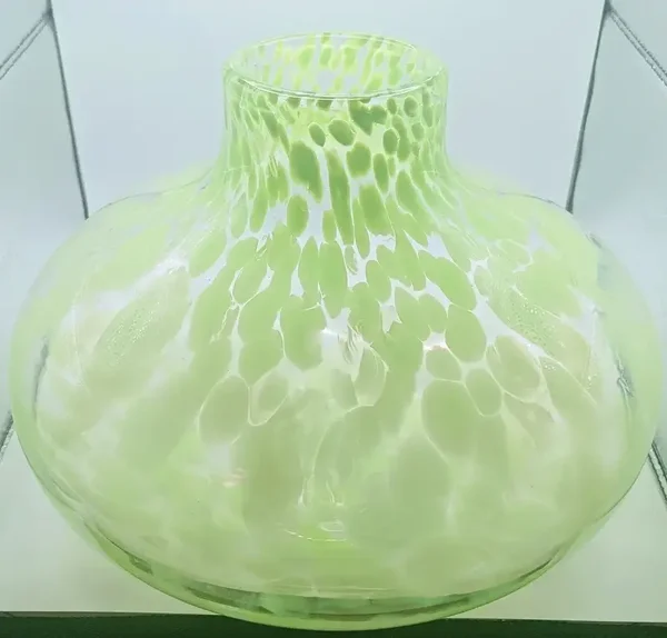 Magnifique vase en verre vintage